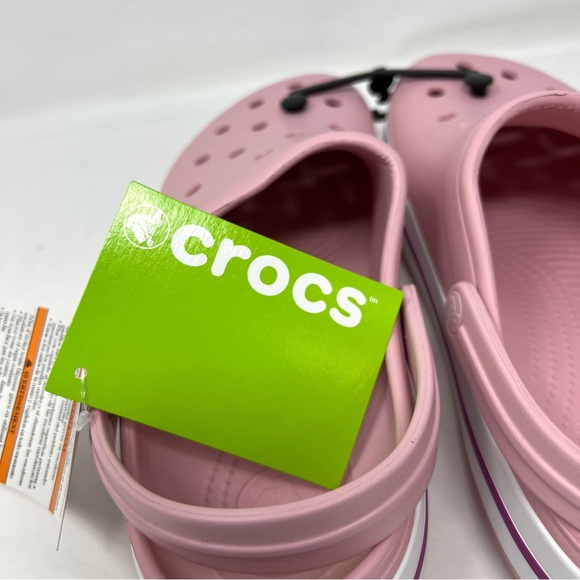 Crocs Crocband Relaxed Fit Women’s Pink Clogs - Picture 5 of 6